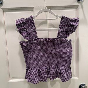 Plum Jacquard Paz Top